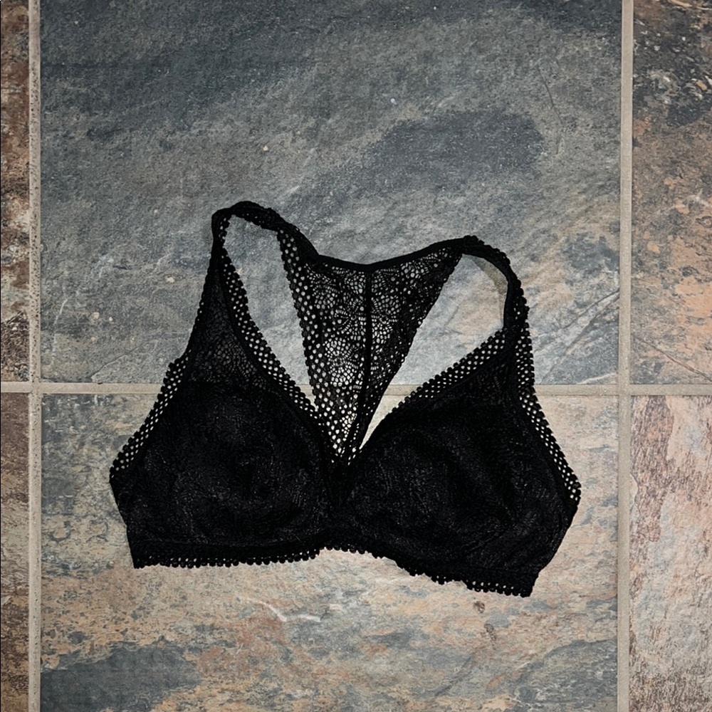Victoria's Secret Black Lace Bra with Racerback